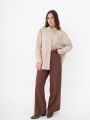 Camisa Zara M/larga Oversized – Poplin Con Lycra – foto 4
